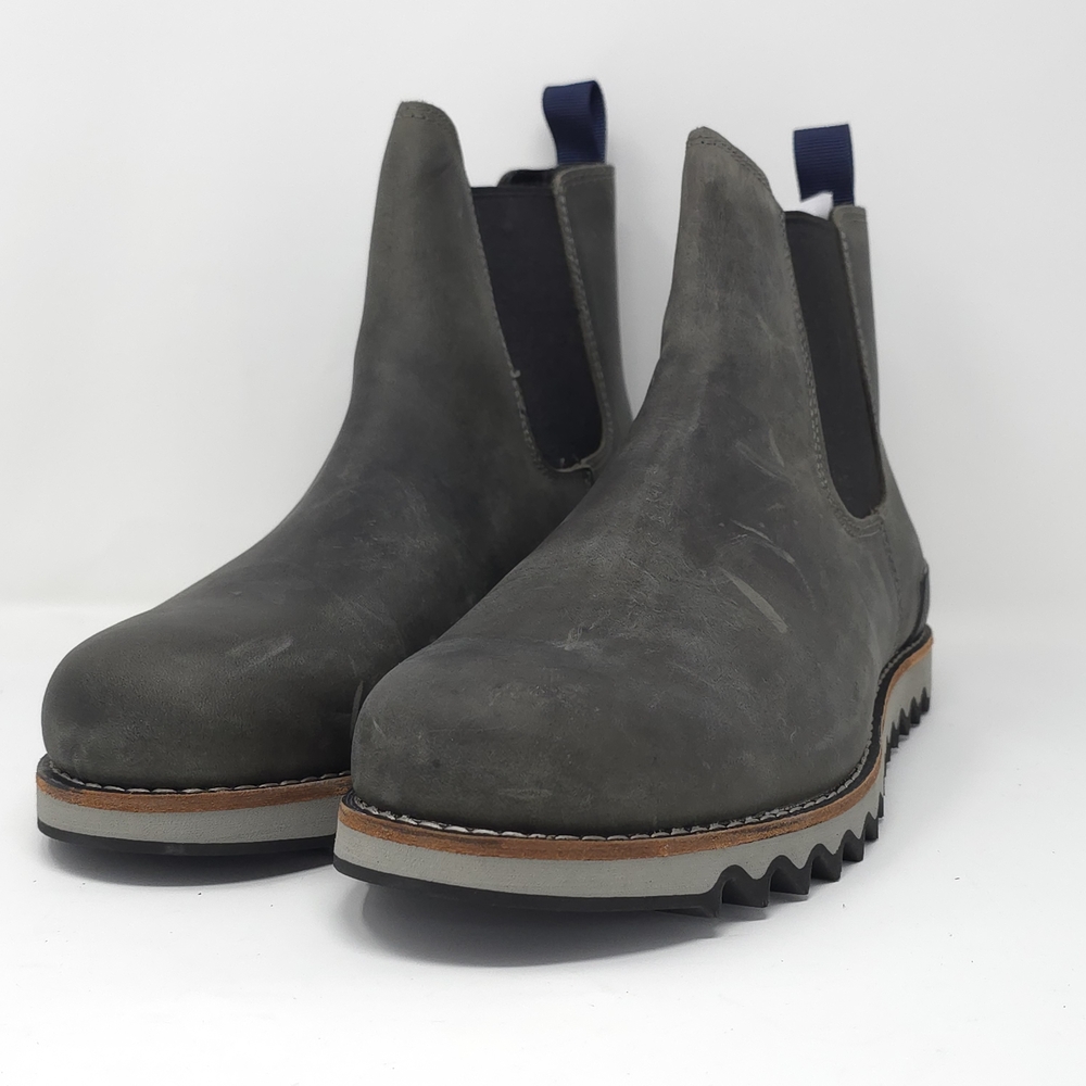 Territory Yellowstone Grey Waterproof Leather Chelsea Boots 11.5W